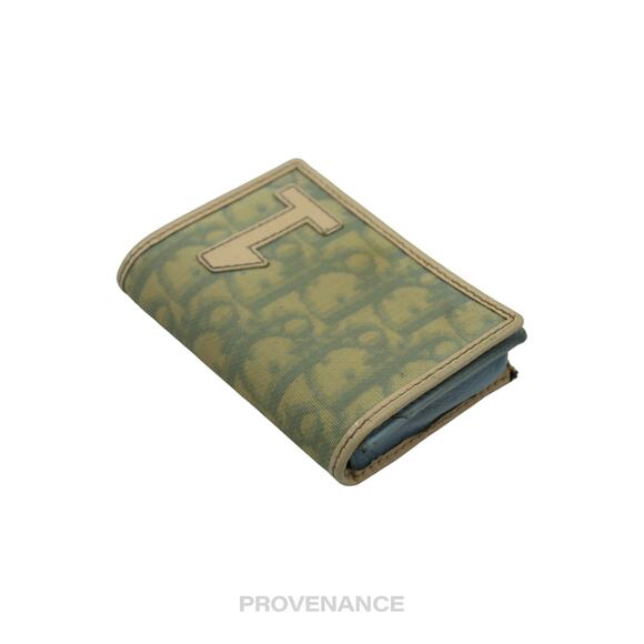 🔴  Dior Compact Wallet - Powder Blue 1 Oblique Trotter - Picture 6 of 8